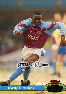 Sticker Dwight Yorke - Stadium Club 1992 n. 137 - Topps