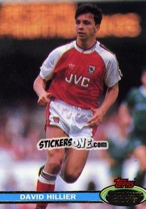 Sticker David Hillier - Stadium Club 1992 n. 140 - Topps