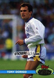 Sticker Tony Dorigo - Stadium Club 1992 n. 141 - Topps