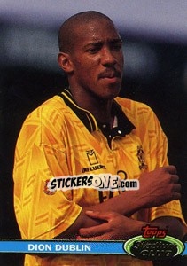 Sticker Dion Dublin - Stadium Club 1992 n. 142 - Topps