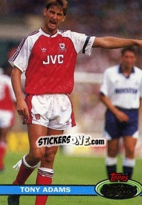 Sticker Tony Adams - Stadium Club 1992 - Topps