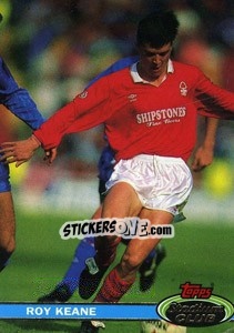 Sticker Roy Keane - Stadium Club 1992 n. 145 - Topps