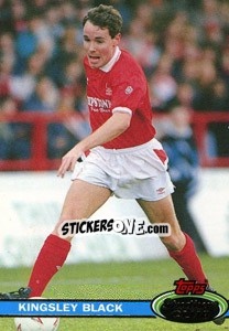 Sticker Kingsley Black - Stadium Club 1992 n. 147 - Topps