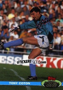 Sticker Tony Coton - Stadium Club 1992 - Topps
