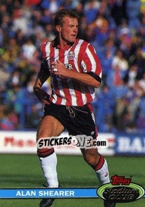 Sticker Alan Shearer - Stadium Club 1992 - Topps