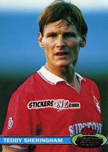 Figurina Teddy Sheringham - Stadium Club 1992 - Topps