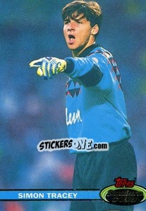 Sticker Simon Tracey - Stadium Club 1992 n. 160 - Topps