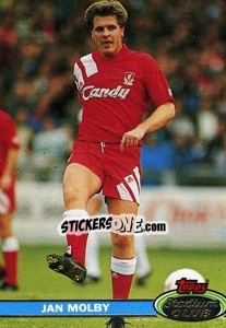 Figurina Jan Molby - Stadium Club 1992 n. 162 - Topps
