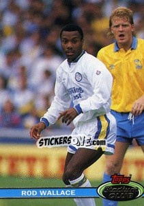 Sticker Rod Wallace - Stadium Club 1992 n. 166 - Topps