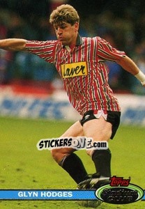 Sticker Glyn Hodges - Stadium Club 1992 n. 168 - Topps