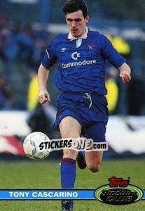 Sticker Tony Cascarino - Stadium Club 1992 n. 172 - Topps