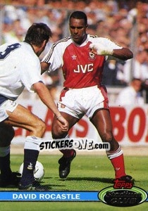 Sticker David Rocastle - Stadium Club 1992 n. 175 - Topps