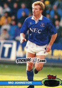 Sticker Mo Johnston - Stadium Club 1992 n. 184 - Topps