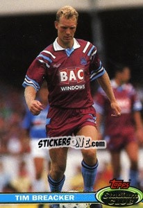 Sticker Tim Breacker - Stadium Club 1992 n. 189 - Topps