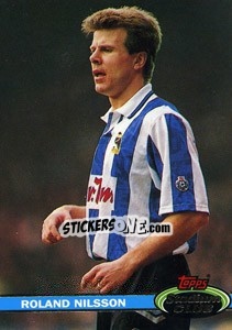 Sticker Roland Nilsson - Stadium Club 1992 n. 195 - Topps