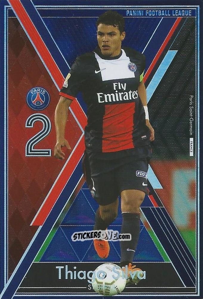 Sticker Thiago Silva - Football League 2014. PFL07 n. 145 - Panini
