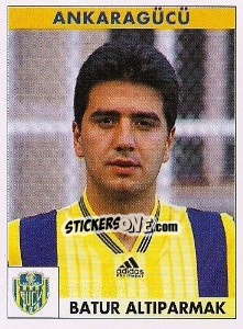 Cromo Batur Altiparmak - Türkiye 1. Futbol Ligi 1996-1997 - Panini