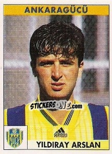 Cromo Yildiray Arslan - Türkiye 1. Futbol Ligi 1996-1997 - Panini