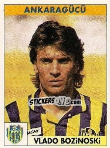 Figurina Vlado Bozinoski - Türkiye 1. Futbol Ligi 1996-1997 - Panini