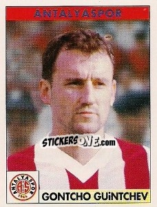 Sticker Gontcho Guintchev - Türkiye 1. Futbol Ligi 1996-1997 - Panini