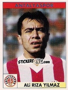 Cromo Ali Riza Yilmaz - Türkiye 1. Futbol Ligi 1996-1997 n. 40 - Panini