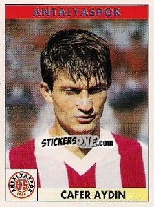Sticker Cafer Aydin - Türkiye 1. Futbol Ligi 1996-1997 - Panini