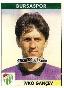 Sticker Ivko Gançev - Türkiye 1. Futbol Ligi 1996-1997 n. 59 - Panini