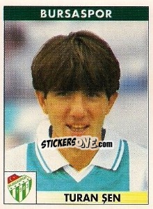 Sticker Turan Sen - Türkiye 1. Futbol Ligi 1996-1997 n. 62 - Panini
