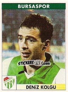 Sticker Deniz Kolgu - Türkiye 1. Futbol Ligi 1996-1997 n. 64 - Panini