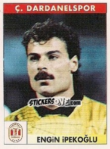 Cromo Engin Ipekoğlu - Türkiye 1. Futbol Ligi 1996-1997 - Panini