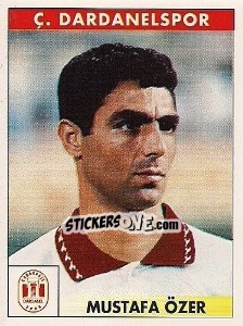 Figurina Mustafa Özer - Türkiye 1. Futbol Ligi 1996-1997 - Panini