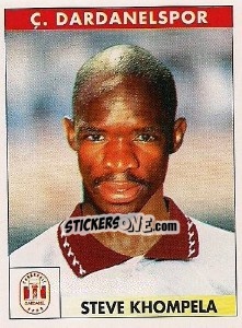 Cromo Steve Khompela - Türkiye 1. Futbol Ligi 1996-1997 - Panini