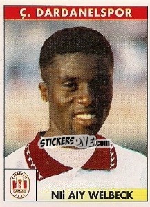 Cromo Nli Aiy Welbeck - Türkiye 1. Futbol Ligi 1996-1997 - Panini