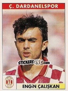 Sticker Engin Çalişkan - Türkiye 1. Futbol Ligi 1996-1997 - Panini