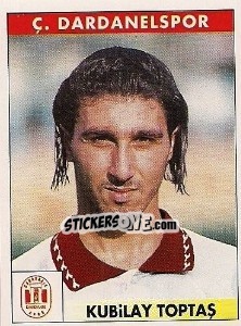 Sticker Kubilay Toptaş - Türkiye 1. Futbol Ligi 1996-1997 - Panini