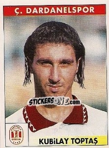 Cromo Kubilay Toptaş - Türkiye 1. Futbol Ligi 1996-1997 - Panini