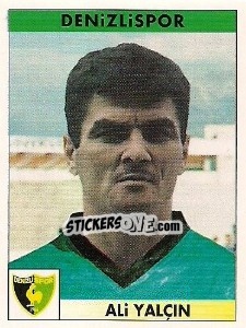 Figurina Ali Yalçin - Türkiye 1. Futbol Ligi 1996-1997 - Panini