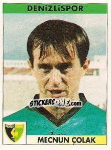 Sticker Mecnun Çolak - Türkiye 1. Futbol Ligi 1996-1997 - Panini