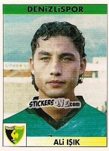 Cromo Ali Işik - Türkiye 1. Futbol Ligi 1996-1997 - Panini