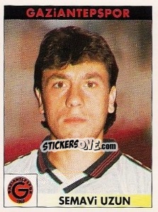 Sticker Semavi Uzun - Türkiye 1. Futbol Ligi 1996-1997 n. 125 - Panini