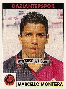Sticker Marcello Monteira - Türkiye 1. Futbol Ligi 1996-1997 n. 134 - Panini