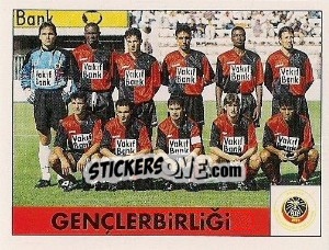 Figurina Team - Türkiye 1. Futbol Ligi 1996-1997 - Panini