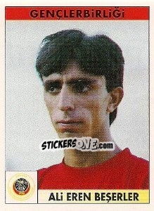 Figurina Ali Eren Beşerler - Türkiye 1. Futbol Ligi 1996-1997 - Panini