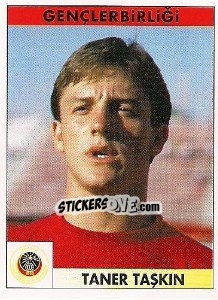 Cromo Taner Taşkin - Türkiye 1. Futbol Ligi 1996-1997 - Panini