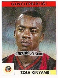 Sticker Zola Kinyambi - Türkiye 1. Futbol Ligi 1996-1997 n. 144 - Panini