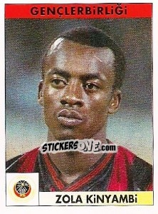 Cromo Zola Kinyambi - Türkiye 1. Futbol Ligi 1996-1997 - Panini