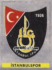 Figurina Badge - Türkiye 1. Futbol Ligi 1996-1997 - Panini