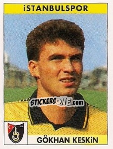 Sticker Gökhan Keskin - Türkiye 1. Futbol Ligi 1996-1997 - Panini