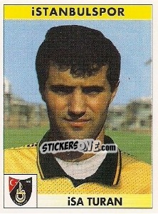 Sticker Isa Turan - Türkiye 1. Futbol Ligi 1996-1997 - Panini