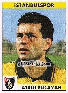 Figurina Aykut Kocaman - Türkiye 1. Futbol Ligi 1996-1997 - Panini